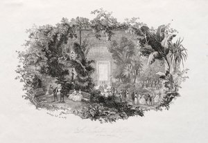The Winter Garden by Charles Francois Daubigny