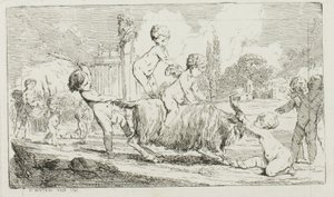 Children Playing by Charles Francois Hutin