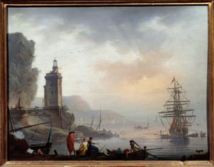 Seaside by Charles Francois Lacroix de Marseille