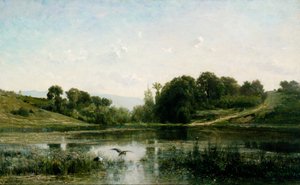 The Ponds of Gylieu by Charles Francois Daubigny