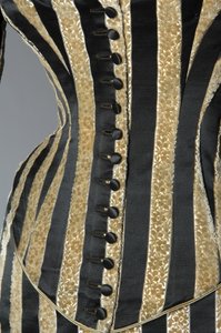 Evening Dress (partial view of button closure)