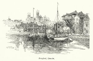 Brayford, Lincoln by Charles George Harper