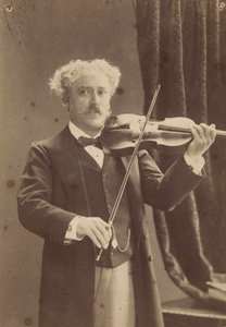 Portrait of the Violinist and Composer Pablo de Sarasate by Charles Gerschel