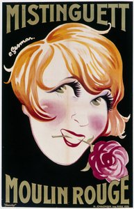 Mistinguett at the Moulin Rouge
