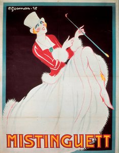 Poster of Mistinguett by Charles Gesmar
