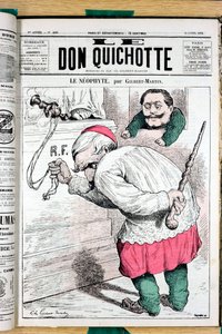 Cover of Le Don Quixote, number 200, Satirical in Colors by Charles Gilbert Martin