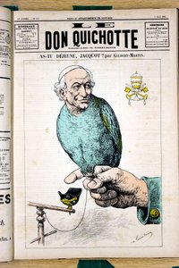 Cover of Le Don Quixote, number 672, Satirical in Colours