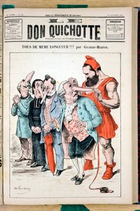 Cover of The Don Quixote, number 592, Satirical in Colors by Charles Gilbert Martin