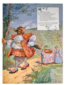 The Frog that wished to be as big as the Ox by Charles Gillot