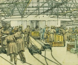 The Filling Factory, Hereford by Charles Ginner