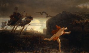 Pentheus Pursued by the Maenads by Charles Gleyre