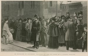 An Exercise of Patience: Waiting at the Pit Door of a London Theatre