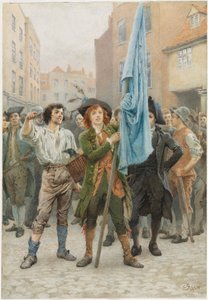 Barnaby Rudge Helping Lead the Gordon Riots by Charles Green