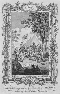 Alfred, disguised in the Character of a Harper, viewing the Danish Camp, 1773
