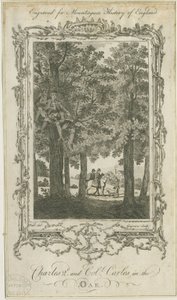 Boscobel - The Royal Oak (engraving)