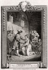 Lady Elizabeth Grey, petitioning Edward IV to restore her lands, 1777