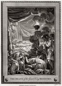 The Death of the Great King Sesostris, Ancient Egypt, 1775 by Charles Grignion