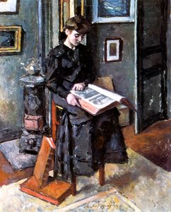 Younger Person Reading, 1906