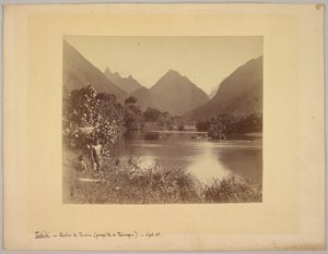 Tahiti. Taubira River (Taiarapu Peninsula) by Charles Gustave Spitz