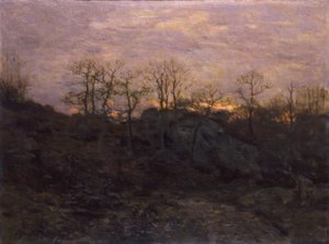 Edge of the Forest, Twilight, ca. 1890 by Charles H. Davis