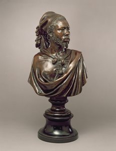 Portrait Bust of Said Abdullah of the Mayac, Kingdom of the Darfur, Sudan, 1848