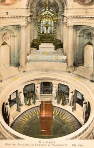 Postcard/Tomb of Napoleon I/Invalides/Paris/Seine/Ile de France/France by Augustus Kollner