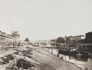 View from the Pont de la Concorde, 1852 by Charles Henri Plaut