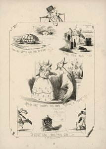 Page from Proverbs with Pictures by Charles H Bennett