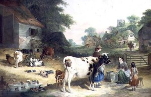 Country Gossip by Charles and Henry Shayer