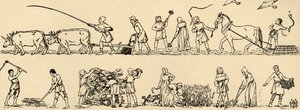 Agriculture in the time of Edward III From the Luttrell Psalter, 1931 by Charles Henry Bourne Quennell