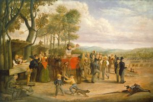 Muster Day, 1843 or after by Charles Henry Granger