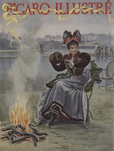 At the Skating Club (Cover of Le Figaro Illustre, January 1895)