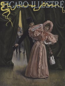 Pink Domino (Cover of Le Figaro Illustre, February 1896)