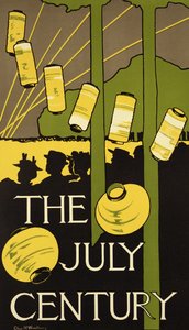 Reproduction of a Poster Advertising the July Edition of Century Magazine, Published in New York