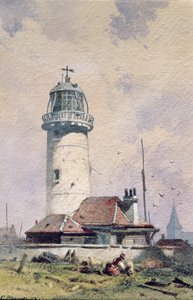The Lighthouse, 1853 by Charles Hoguet