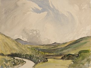Stormy Morning, Graystoke, Cumbria by Charles John Holmes