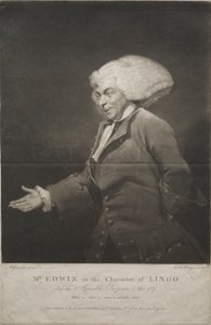 Mr. Edwin in the Character of Lingo by Charles Howard Hodges