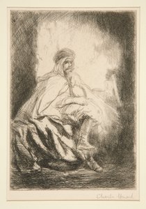 Algerian Spahi in a Cellar by Charles Huard