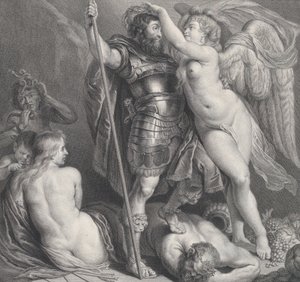 Hero Crowned by Victory, Venus and Cupid by Charles Hutin