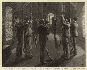 Ringing the First Peal After the Institute Was Declared Open by Her Majesty