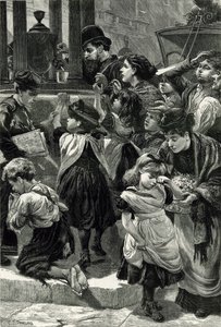 The London Water Supply - A Sketch on a Sultry Day by Charles J. Staniland