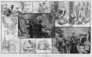 With the night mail from Euston Station by Charles J. Staniland
