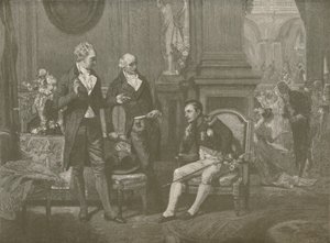 Napoleon, Goethe and Wieland, 1808 by Charles J. State