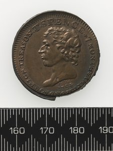 Bust of Thomas Spence Token, obverse
