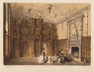 Crewe Hall, Cheshire by Charles James Richardson