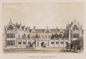 Rushton Hall, Northamptonshire, erected by Sir Thomas Tresham, in the time of Elizabeth by Charles James Richardson