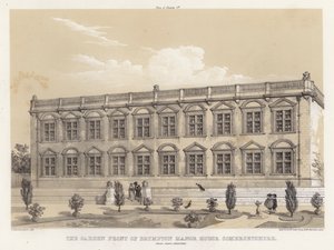 The Garden Front of Brympton Manor House, Somersetshire, Inigo Jones, Architect by Charles James Richardson