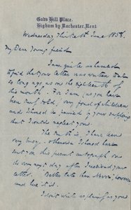 Letter to Francis G. Waugh by Charles John Huffam Dickens