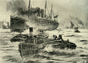 The Outbreak of the War - Transport Leaving England for the Cape by Charles John de Lacy