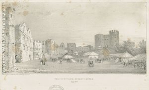 Dudley Castle - The Keep by Charles Joseph Hullmandel